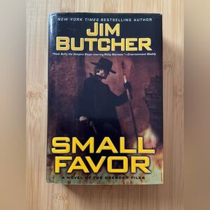 Signed 1st Edition Hardcover of The Dresden Files “Small Favor” by Jim Butcher